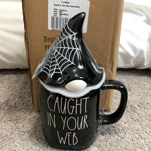 NIB Rae Dunn caught in your web mug